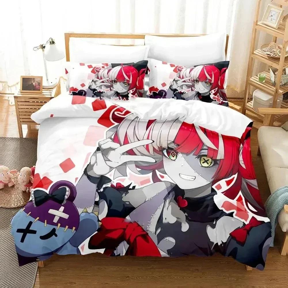 Comforter Fashion 3D Anime Kureiji Ollie Bedding Set Printed Bed Set With Bed Soft Queen King Size Bedclothes Home