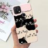 For Oppo A15 A15s Case Soft Silicone Phone Cases For OppoA15s A 15 s OppoA15 Cute Marble Moon Animals Back Cover Coque Capa Etui