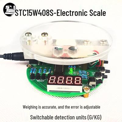 Zestaw do samodzielnego montażu wagi elektronicznej na mikrokontrolerze 51: Części luzem do samodzielnego montażu
