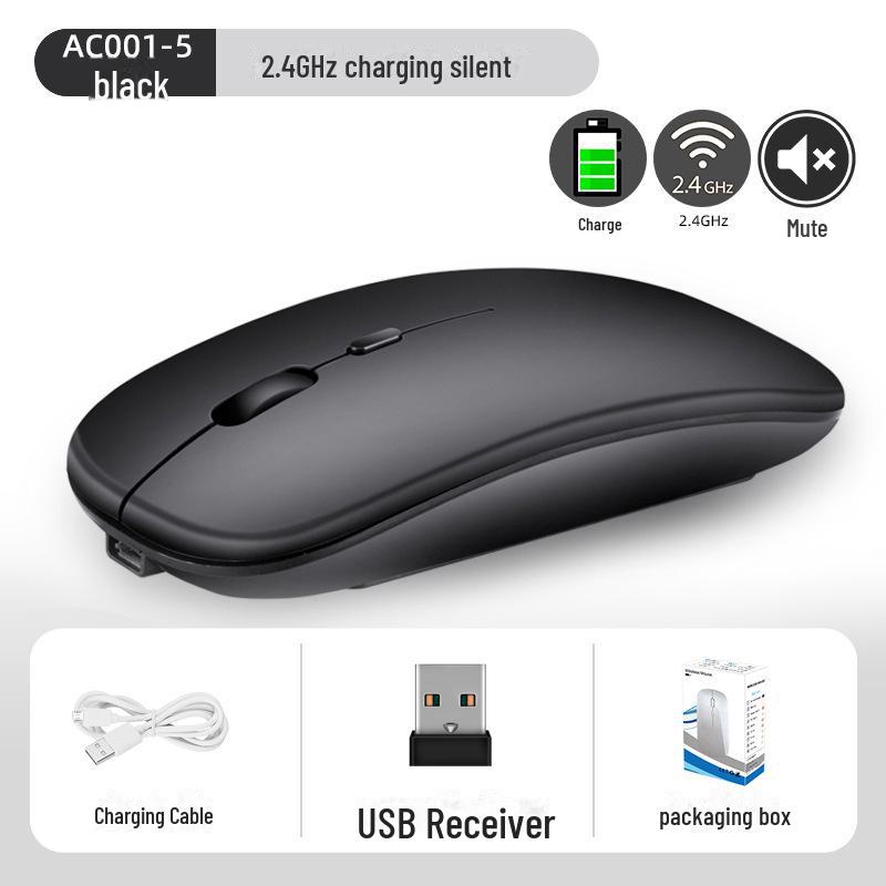 Ultra-Thin Portable Luminous Bluetooth Wireless Mouse