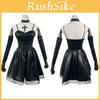 Stylish Misa Amane Death Note Anime Cosplay Black Dress For Halloween And Parties