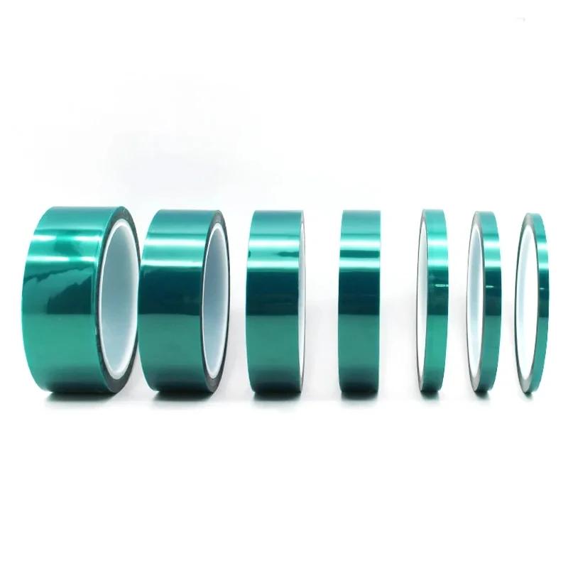 Top Quality Green Polyester High Temperature Heat Masking PET Silicone Tape For Painting Powder Coating Anodizing Circuit Boards