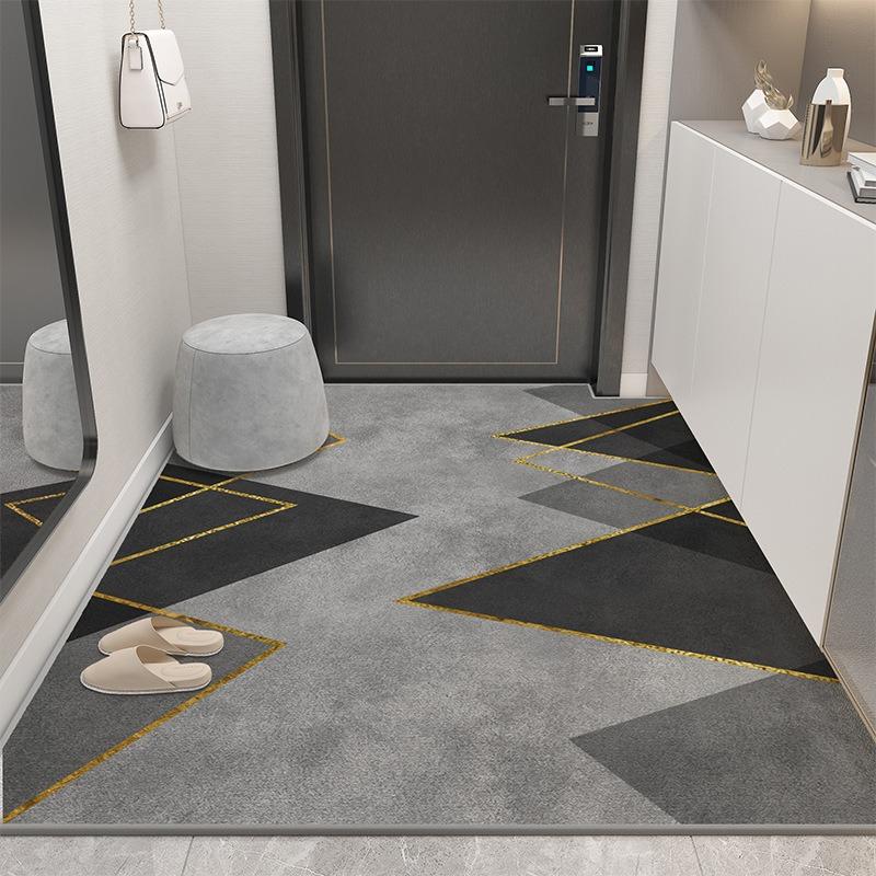 Non-Slip Door Mat Bath Mat with Rubber Padding Soft Super Absorbent Bathroom Rug Foot Mat for Hallway Shower Toilet Mats