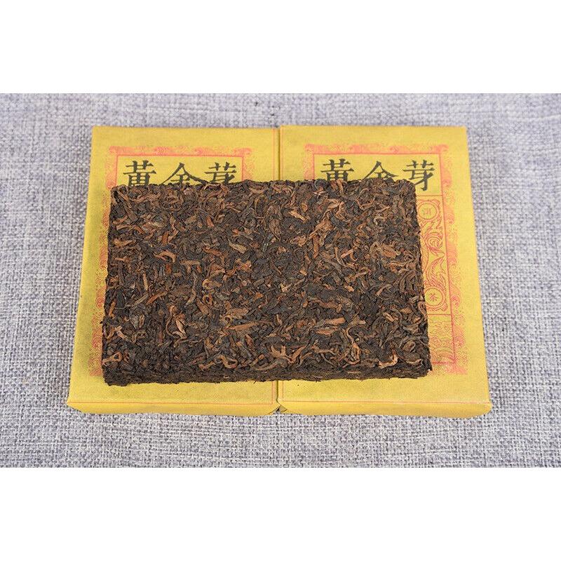 Чай Yunnan Pu er Ripe Golden Bud Ripe Tea Brick 250г — фото 11