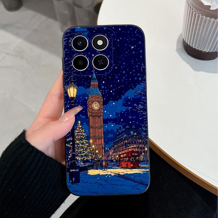 For Honor X6c X6d X5a X5c X6a X7a X8d X9d X8c X7 X8 X6 Phone Case Pretty Flowers Patterns Lightweight Soft Silicone Cover For Honor Protective Housing