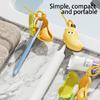 Compactly Banana Toothbrush Cover With Secures Lock Mechanism Water Resistant Bathroom Organizers Light Weight Case