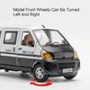 Scale 1:24 WULING RONGGUANG Van Model Toy Car Sound Light Doors Opened Simulation Transport Vehicles Models Boy's Ornament Toys