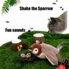 Electronic Interactive Flying Bird Cat Toy Flapping Wings,Sparrow Flapping Toy