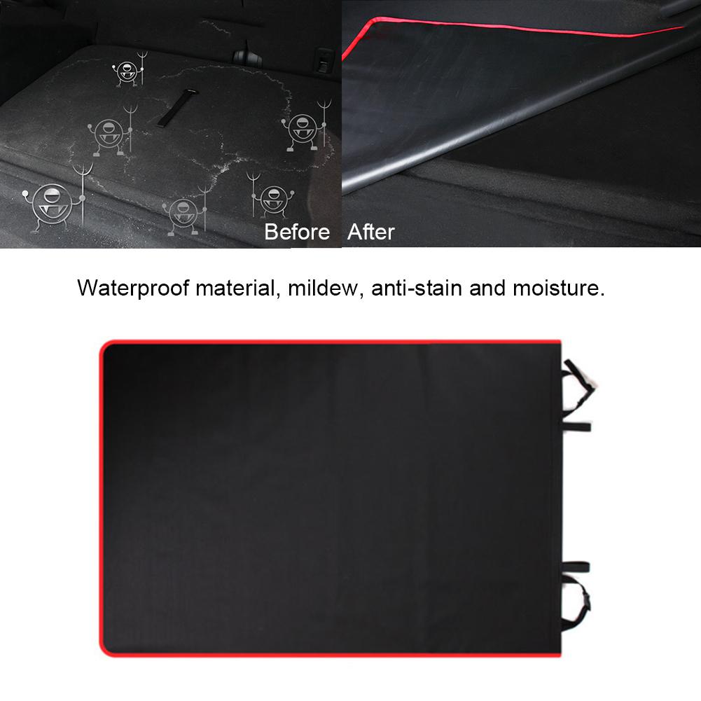 Trunk Pad Car Leather Tail Box Pad Oxford Cloth Car Trunk Mat Seat Covers Rear Auto Pad Car Protection