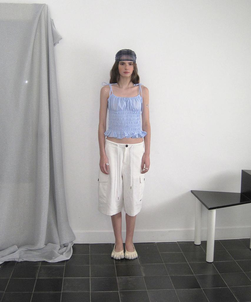 Eopaeleolakaibeu Siena Linen Bermuda Pants - Ivory