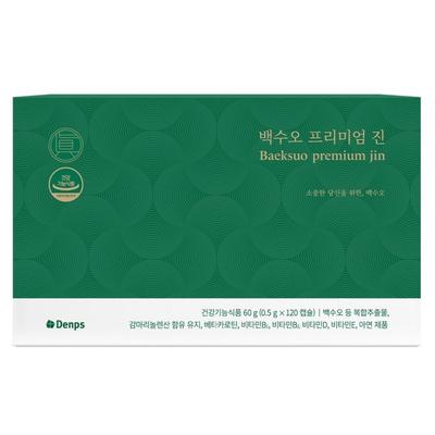 Denps Baeksoo Premium Gin Nutritional Supplement 60g, 120 Tablets, 1 Unit
