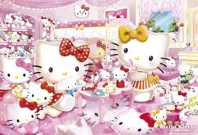 [Made In Japan] Beverly 300-Piece Jigsaw Puzzle Hello Kitty Collection Room (26 X 38 Cm) 300-121
