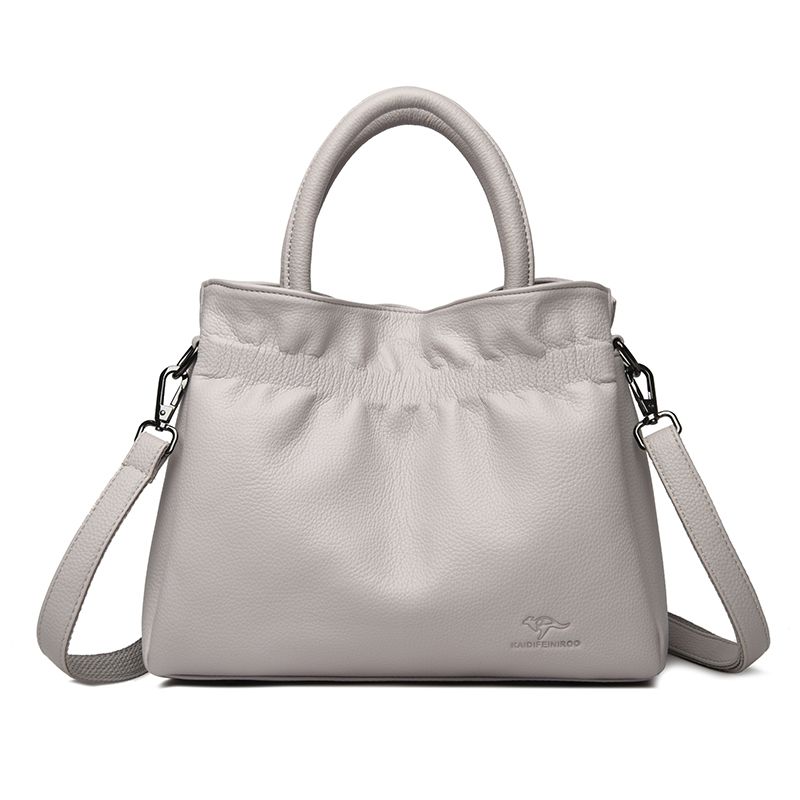 Fashionable Women's Handbag Cloud Pleated Single Shoulder Crossbody Bag Large Capacity