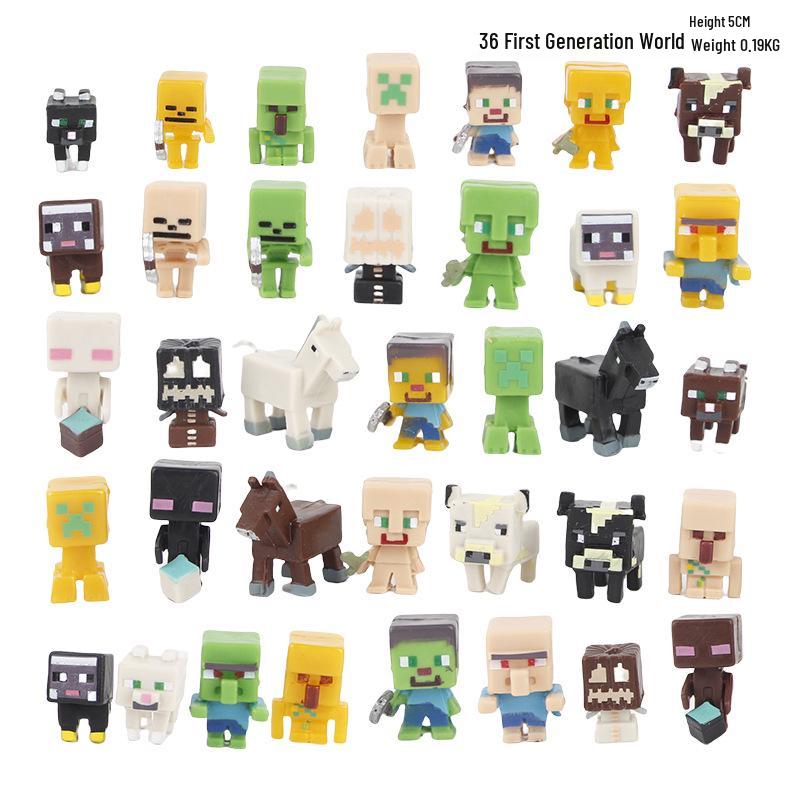 My World Figurines: 36 Styles of 1st-4th Gen Ornaments, Claw Machine Dolls, Cake Decorations & Blind Box Gashapon