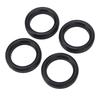 4Pcs 2inch O Ring BR554 Exhaust Hanger Black Noise Reduction Long Lasting Exhaust Hanger O Ring for Vehicles