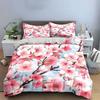 Cherry Blossom Themed Three-Piece Set Exquisite Three-Piece Bedding Set Gift For Kids And Adults