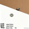 Silver-Plated Retro Distressed Spacer Beads DIY Jewelry Accessories for Bracelets, Necklaces, Earrings, and Pendants