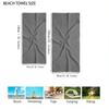 Lemon Slice Pattern Towel A must-have beach towel for beach travel