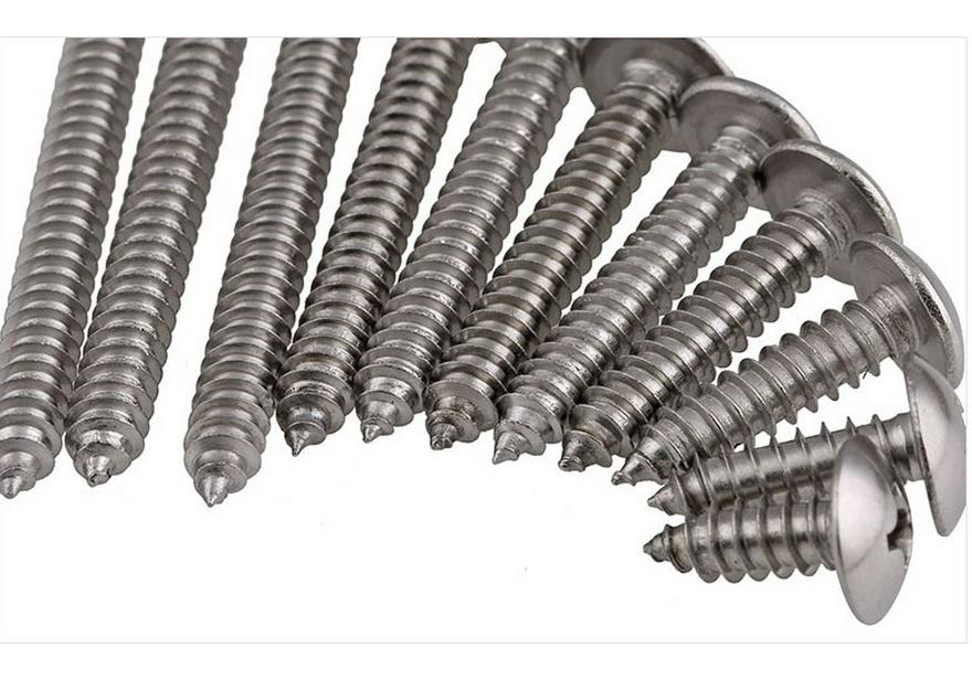 [1000 Pcs] Nickel-Plated Cross Pan Head Self-Tapping Screws, Large Umbrella Head, Pointed Tail, Sizes M3 M3.5 M4