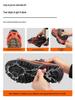 11-Teeth Stainless Steel Ice Cleats: Slip-Resistant Boot and Shoe Covers for Outdoor Snow, Hiking, and Mountaineering