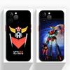 Anime U-UFO R-Robot G-Goldorak Phone Case Black Matte Thin Phone Case For iPhone17 16 15 14 13 ProMax