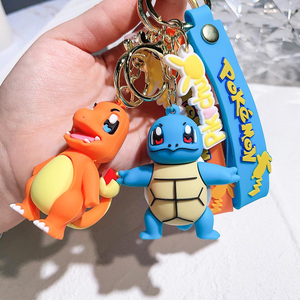 Cute Pikachu Silicone Keychain Pendant and Figurine Ornament