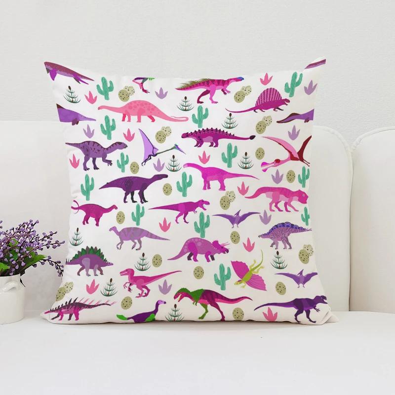 

Наволочка Подушка Земля Динозавров Украшение для Дивана 40x40 Наволочка для Подушки Декоративная Наволочка для Детской Комнаты Детский Изысканный Подарок 12x12Inch