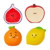 Pet Toy Fruit Shape Dog Chew Toy Soft Latex Bite Resistant Molar Teeth Cleaning Dental Care Sound Making Interactive