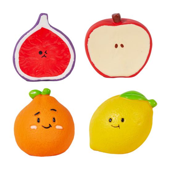 Pet Toy Fruit Shape Dog Chew Toy Soft Latex Bite Resistant Molar Teeth Cleaning Dental Care Sound Making Interactive