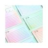 Gradient Color Tearable Sticky Notes - Minimalist Daily Planner for Students