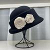 High-end French Celebrity Style Wool Top Hat Women's Autumn and Winter Versatile Cap Beret Children's Winter Sweet