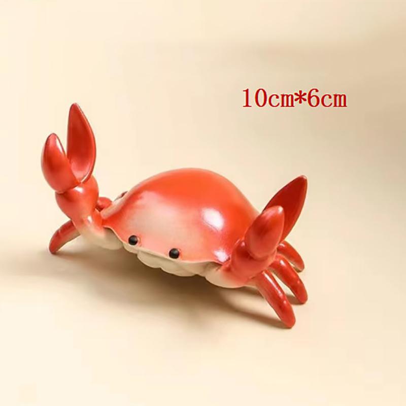 

Funny Crab Desktop Pen Bracket Creative Weightlifting Crab Pen Bracket Desktop Ornaments Novelty Animal Design Single Pen Rack