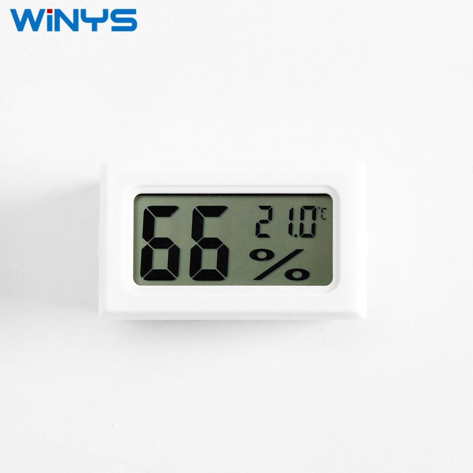 

Embedded mini thermometer and hygrometer White разноцветный