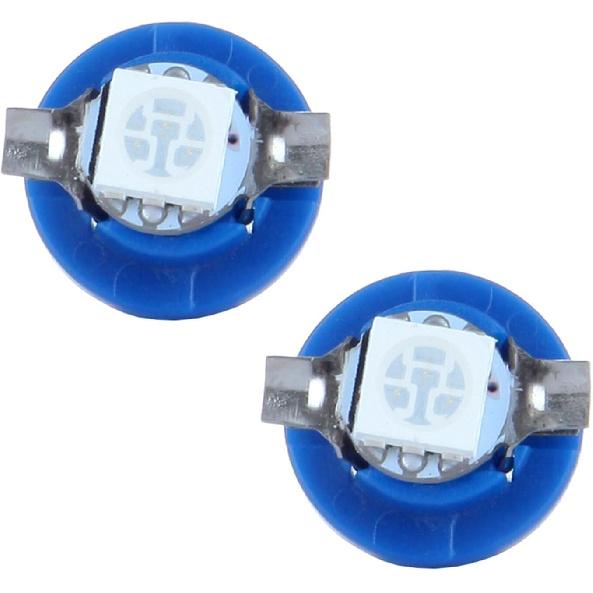Cciyu 20x B8.5D 1SMD 5050 Car Blue LED Instrument Indicator Light C5W Side Interior Lamp Bulb