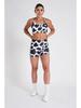 Strawberry Donut High-Waist Yoga Shorts - Women's Printed Fitness & Sportswear.