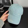 Small Letter Embroidery Embroidery Baseball Cap Peaked Sun Hat  Casual Outings