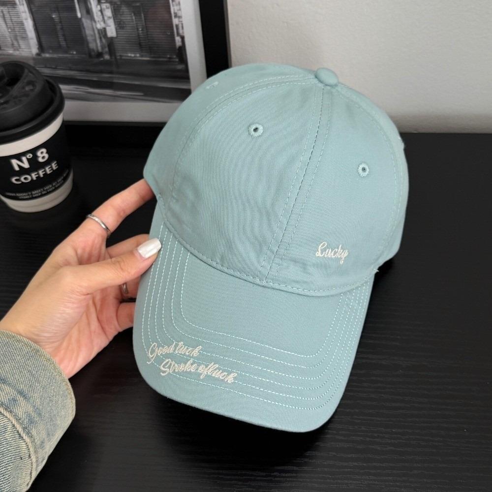 Small Letter Embroidery Embroidery Baseball Cap Peaked Sun Hat Casual Outings