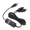 USB zu MIDI Kabel 5ft USB MIDI Schnittstellenadapter MIDI zu USB Kabel Konverter für Musikkeyboard Klavier zu PC Laptop