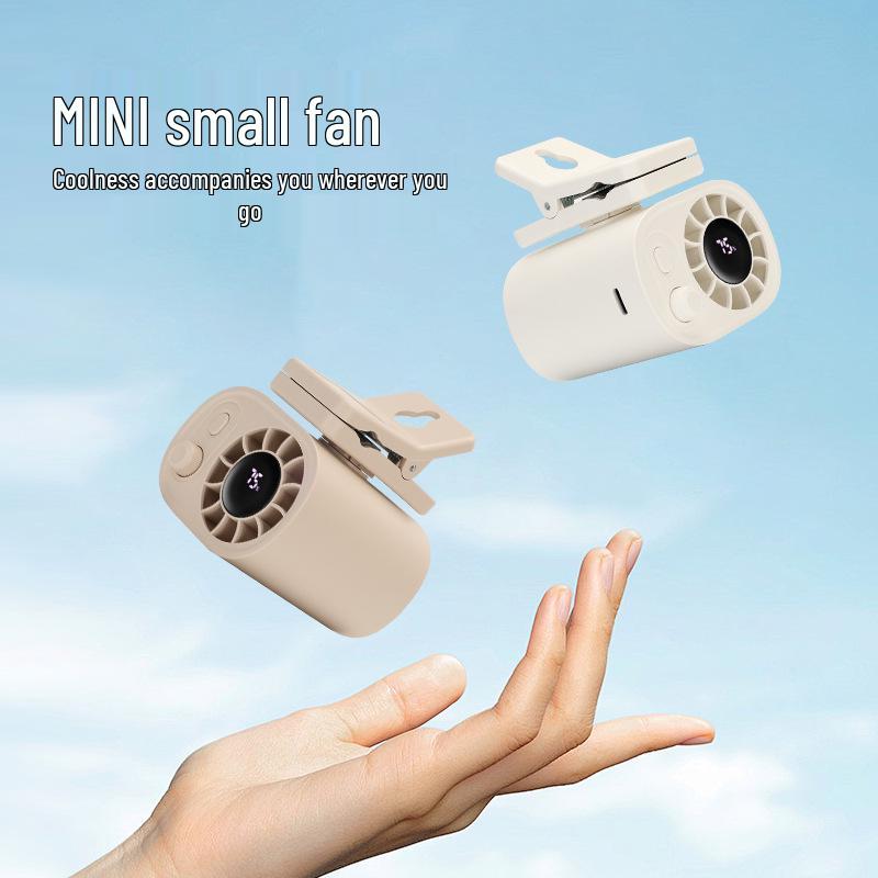 Multifunctional Waist Clip & Desktop High-Speed Fan with Adjustable Speed