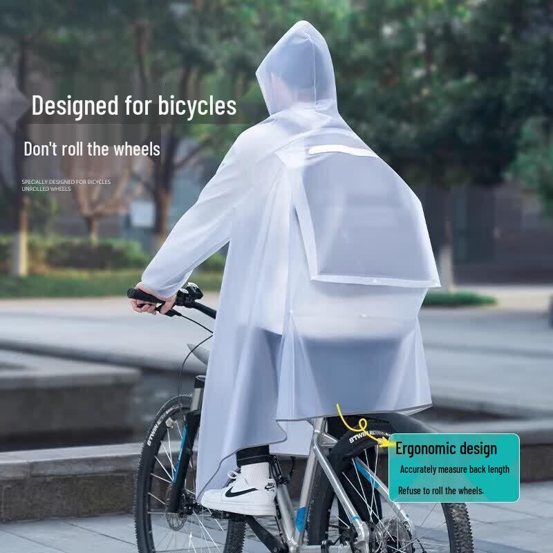 Unisex Cycling Raincoat Rain Poncho