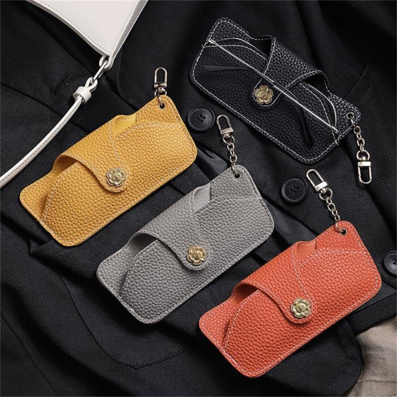 Eyeglasses Case PU Carrying Case Glasses Holder Reading Glasses Case For Women Eyeglass Holder Pouch