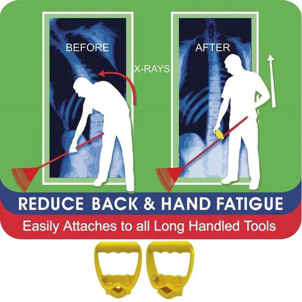 Comfortable Ergonomic Shovel Lightweight Handle Grip Back-Saver Tool Attachment Gardening Tool