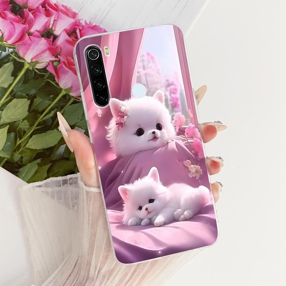Pour Xiaomi Redmi Note 8 Note8 T Coque Nouvelle Housse Peinte de Luxe Coque de Téléphone Souple Fine Pour Xiaomi Redmi Note 8 Pro Note8 2021 Fundas