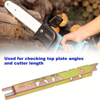 Chainsaw Depth Gauge File Chain Kit Accs Guide Carbon Steel For Chain Saw Raker Removal Practical
