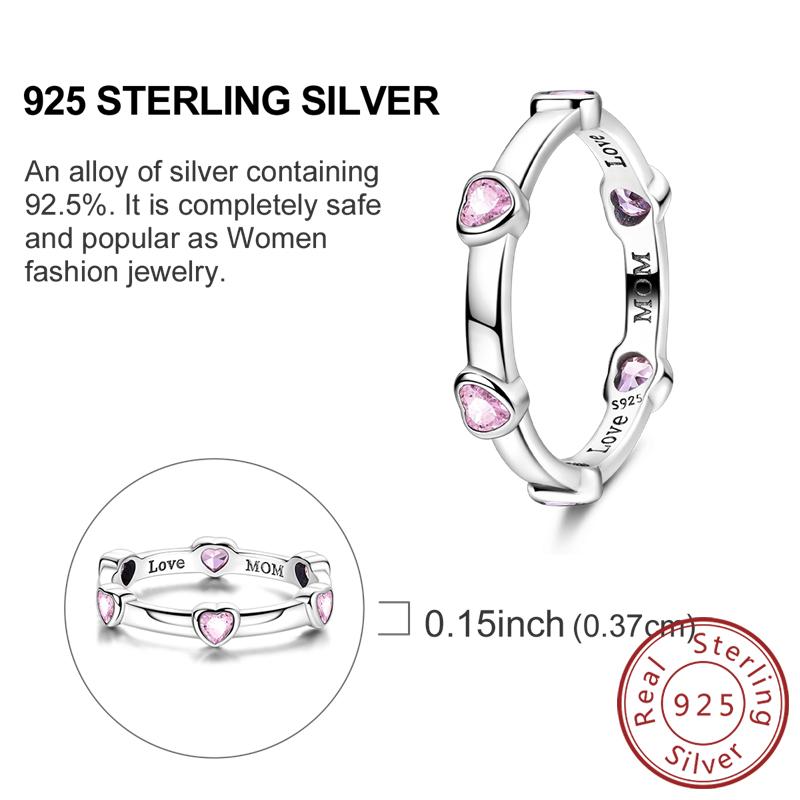 925 Silver Rings for Women Gold Shining Retro Heart Bow Star Ring Size 6 7 8 9 Wedding Anniversary Fashion Fine Jewelry