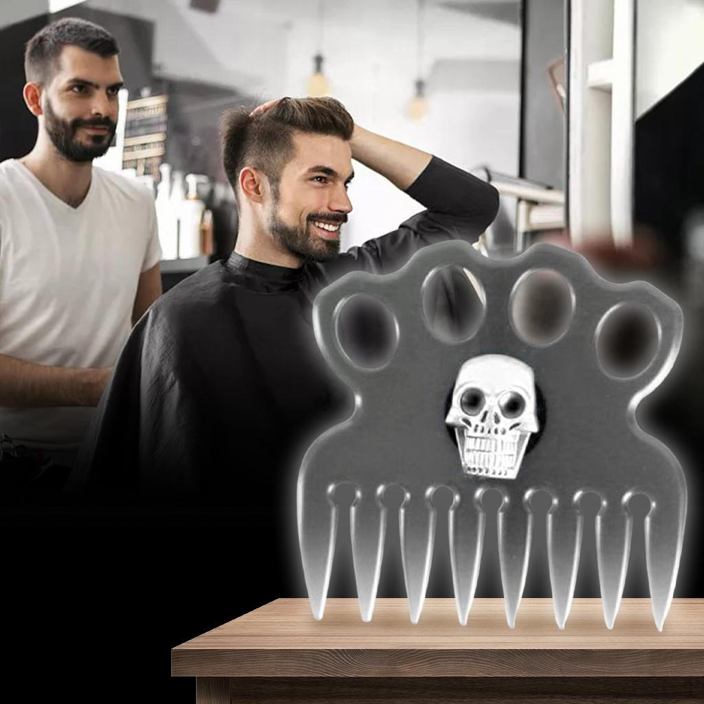 Comb Angle Adjustment Portable Guide with Level Flattopper Hair Pick Skull Pocket for