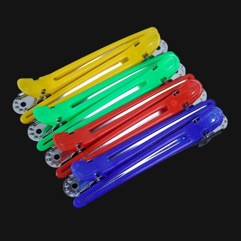 No-Crease Hairdressing Alligator Clips - Duckbill, Bangs, and Makeup Sectioning Clips