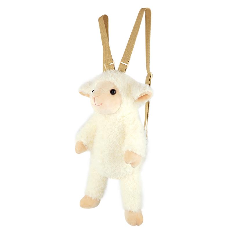 40cm Pluche Dier Rugzak Gevuld Kawaii Luiaard Lop Lam Dubbele Schouders Tas Pluche Portemonnee Boodschappentas Cadeau 40cm backpack