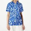 Women's Short Sleeve Floral Print Button Down Collared Blouse, Casual Fashion Top