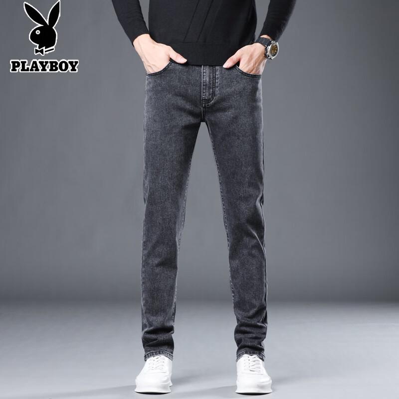 PLAYBOY Men s Slim Straight Stretch Jeans 31